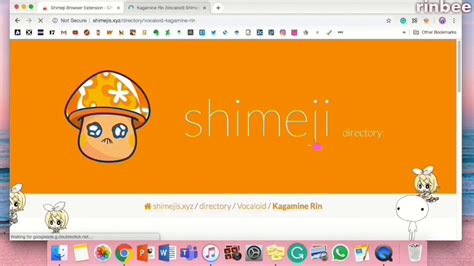 shimeji browser extension